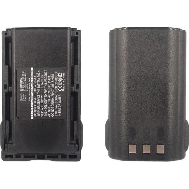 CoreParts Battery for Two Way Radio (1 Zellen, 940 mAh), Notebook Akku, Schwarz