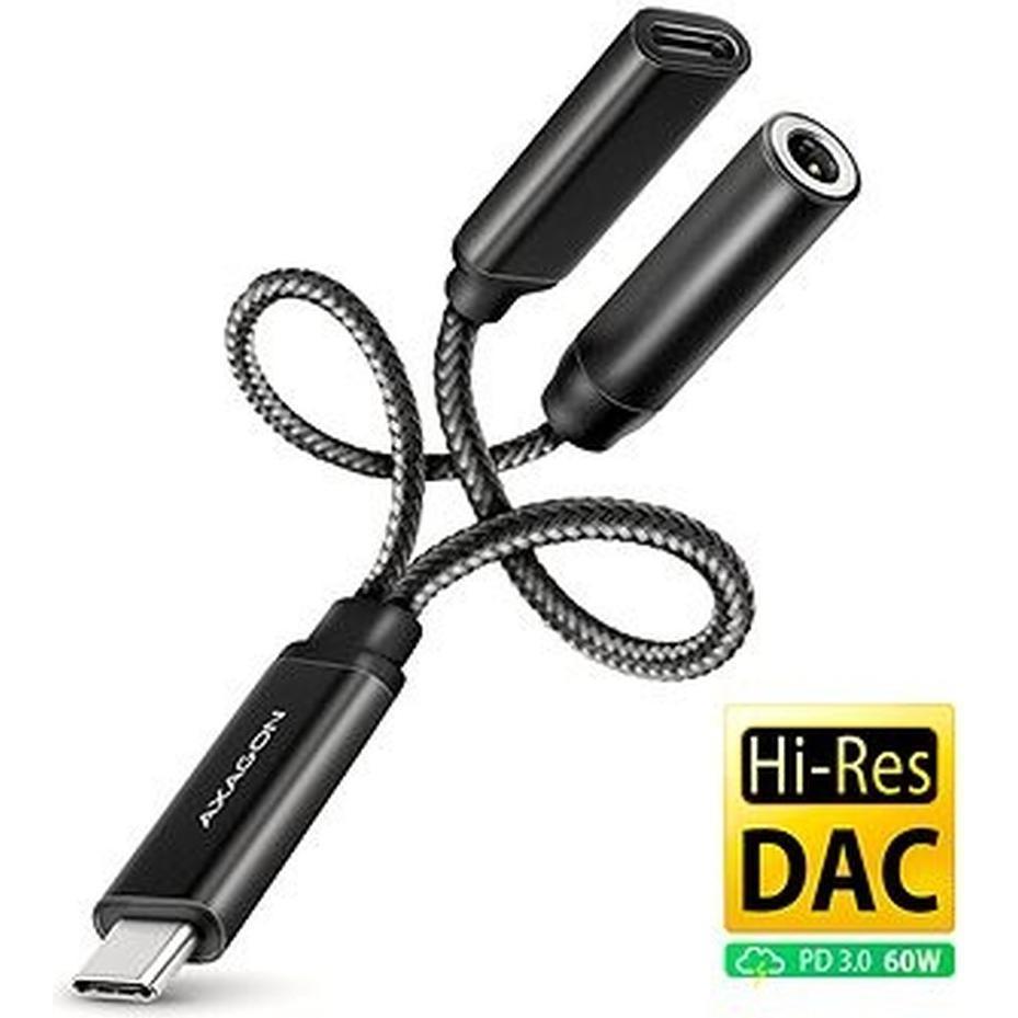 Axagon Nero Ada-Hcpd (Usb-C), Scheda Audio,