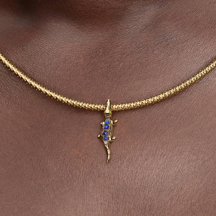 Image du produit Pandora Charme d'alligator (14ct jaune doré)