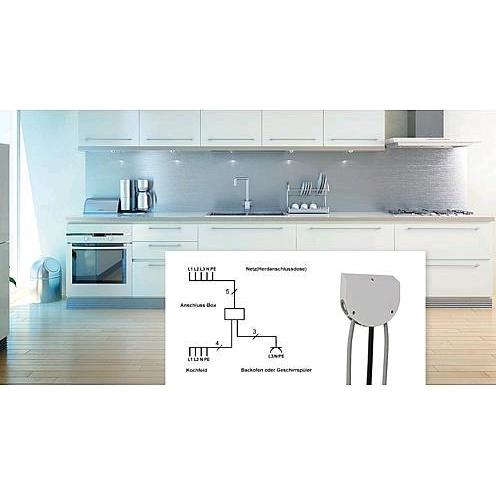 Thumbnail - Bachmann Herdanschlussdose IP20 Grau (R, Netzwerk Zubehör
