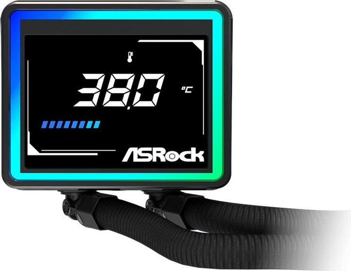 Actual product image AsRock CPC Challenger 240 Digital ARGB Black