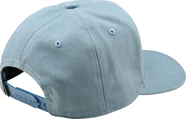 Actual product image Troy Lee Designs Curved Snapback Cap, Stamp, smoke blue, one size