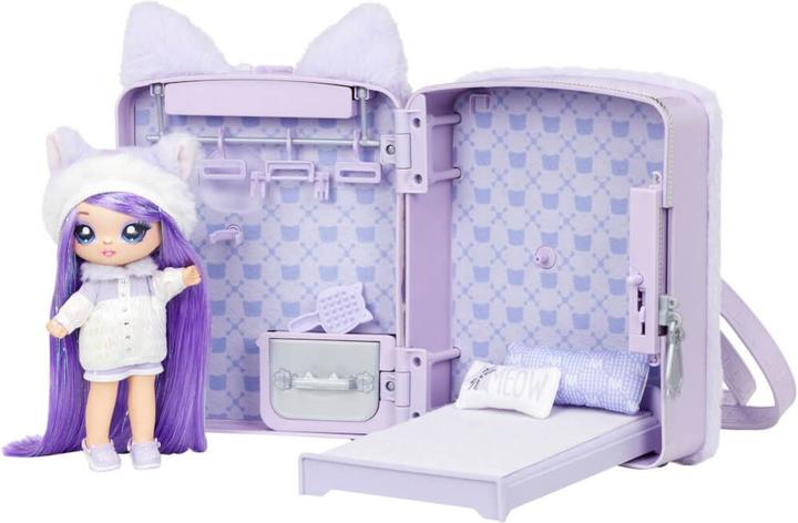 Produktbild MGA Na. Na. Na. Surprise 3-in-1 Backpack Bedroom Series 3 Playset- Lavender Kitty
