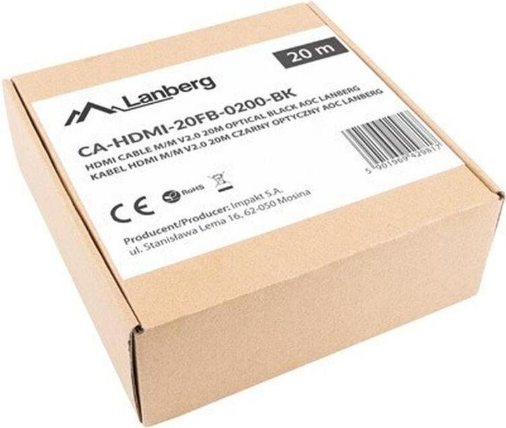 Image du produit Lanberg HDMI (Typ A) — HDMI (Typ A) (20 m, HDMI, 2.0)