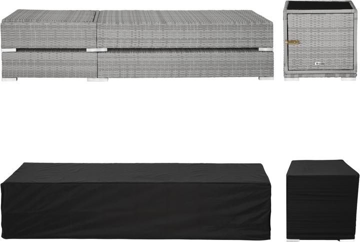 Actual product image tectake Sunbeds (184 cm)