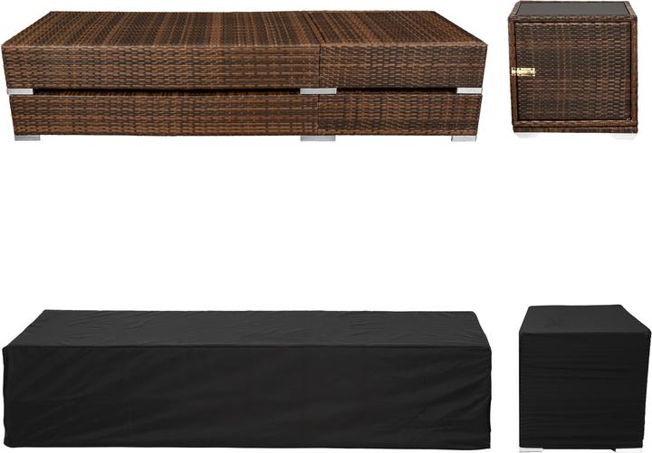 Produktbild tectake Sonnenliegen (184 cm)