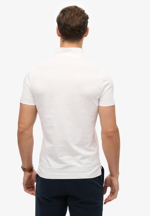 Produktbild Superdry Essential Jersey-Polohemd mit neonfarbenem Logo (XL)