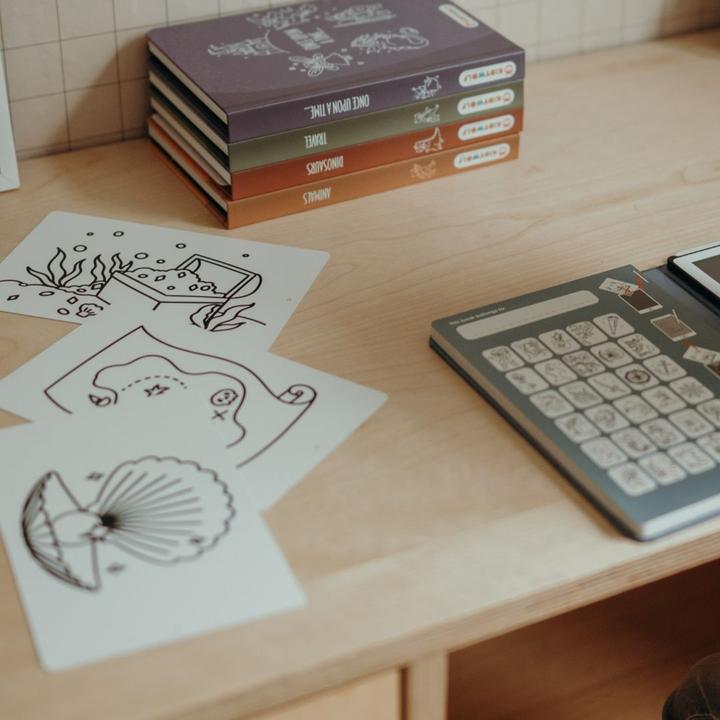 Actual product image Kidywolf Nachfüllpack Wilde Tiere und Piraten zu Designtafel