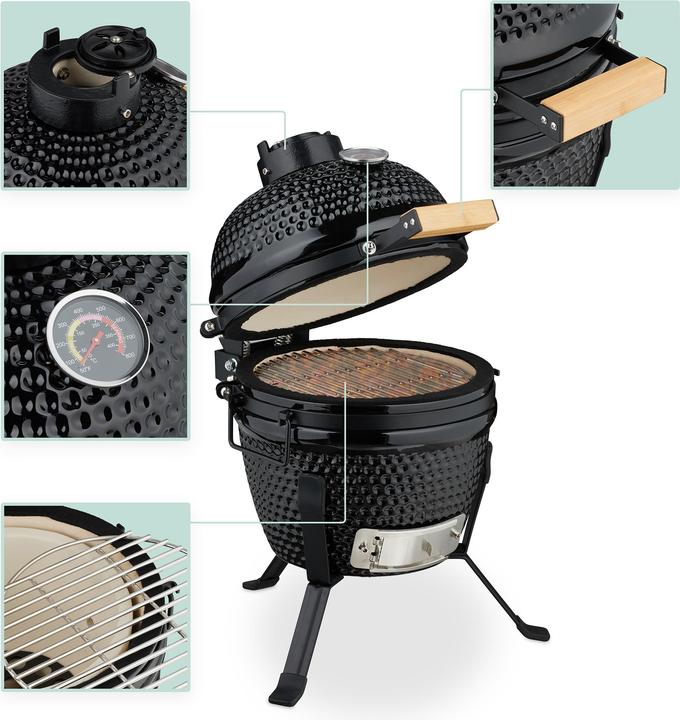 Produktbild Relaxdays Kamado-Grill (260 mm)