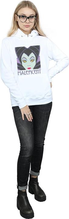 Immagine prodotto Disney Maleficent Cropped Head Felpa con Cappuccio Donna (L)