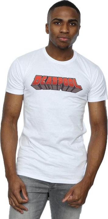 Actual product image Mens Deadpool Text Logo T-Shirt (XL)