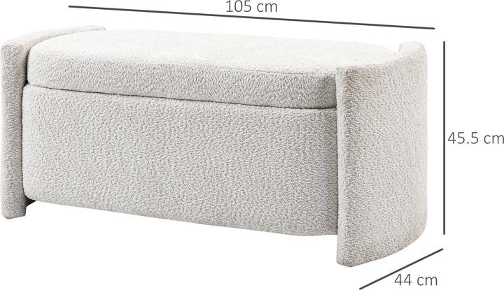 Image du produit Homcom Banc arrondi (105 cm)