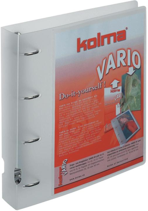 Kolma Show book Vario A4 XL 4 rings filling height 4 cm colourless (A4, 40 mm, 1 Piece)