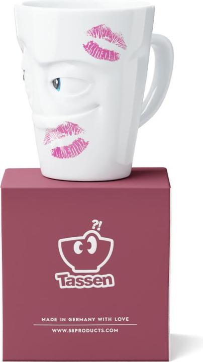 Actual product image 58 Products FIFTYEIGHT Henkelbecher 350ml - Kissed - Movie Edition (350 ml, 1x)