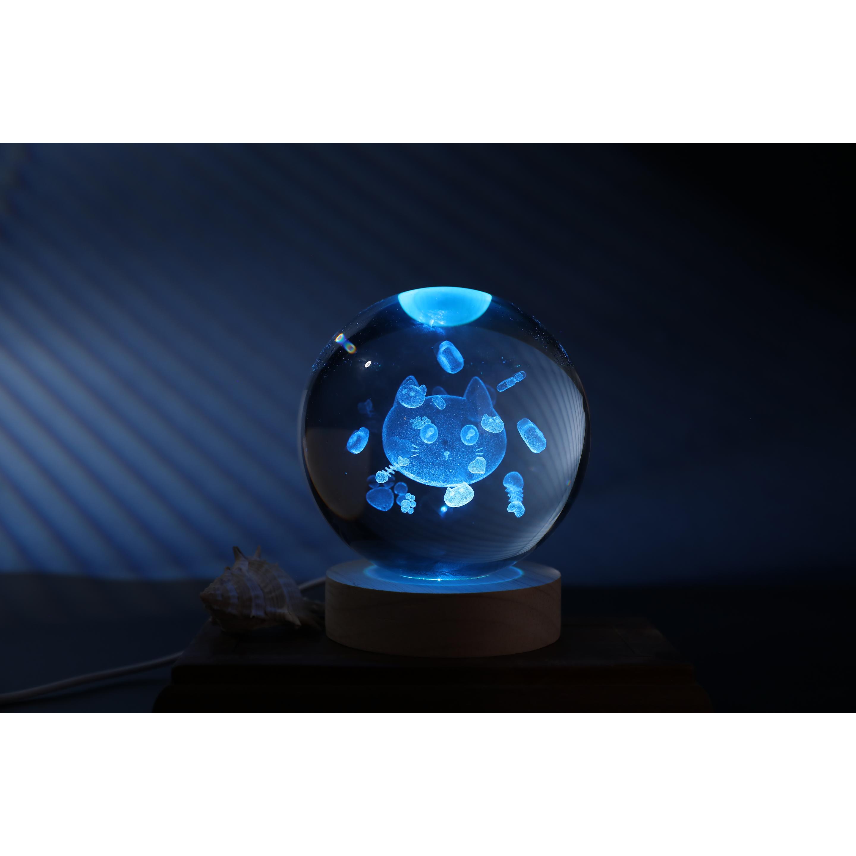 Thumbnail - Total Juggling, Tischlampe, iTotal - Kristallkugellampe - large