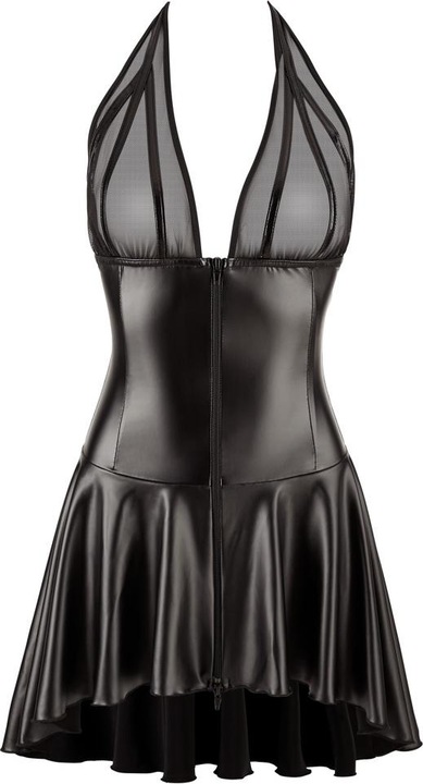 Actual product image Noir Handmade Wetlook dress with powernet (S)