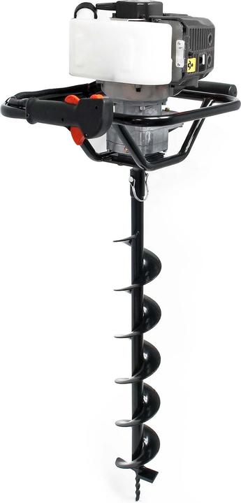 Wiltec Erdlochbohrer Set 100mm Benzin 1,4kW 1,9 PS Pfahlbohrer Erdbohrer Erdbohrgerät