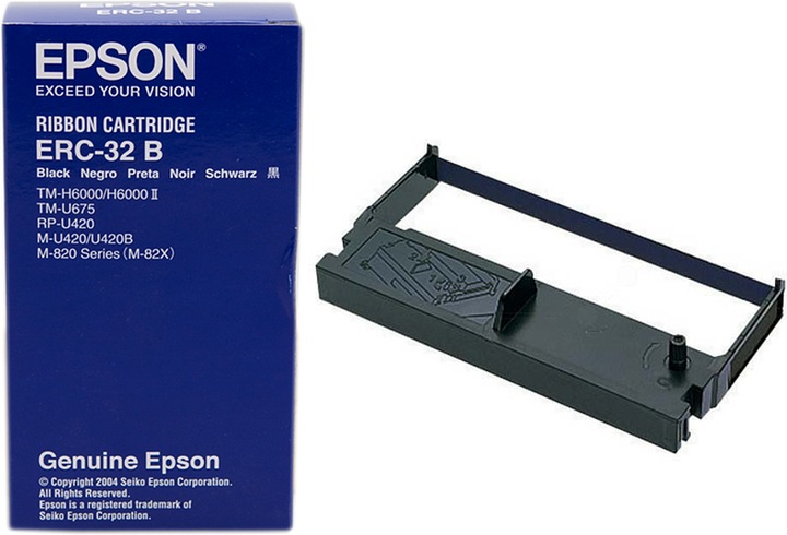 Actual product image Epson Ribbon Cartridge TM-U675/-H6000/II, M-U420/820/825, ERC32B