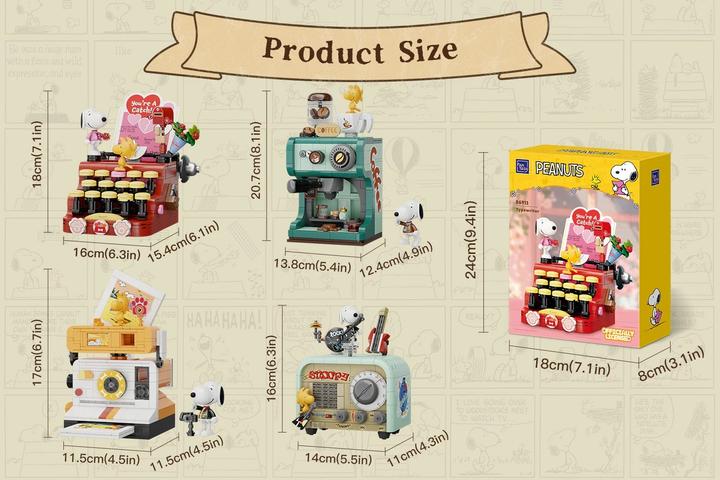 Image du produit Pantasy Peanuts - Snoopy Retro Time Kaffemaschine