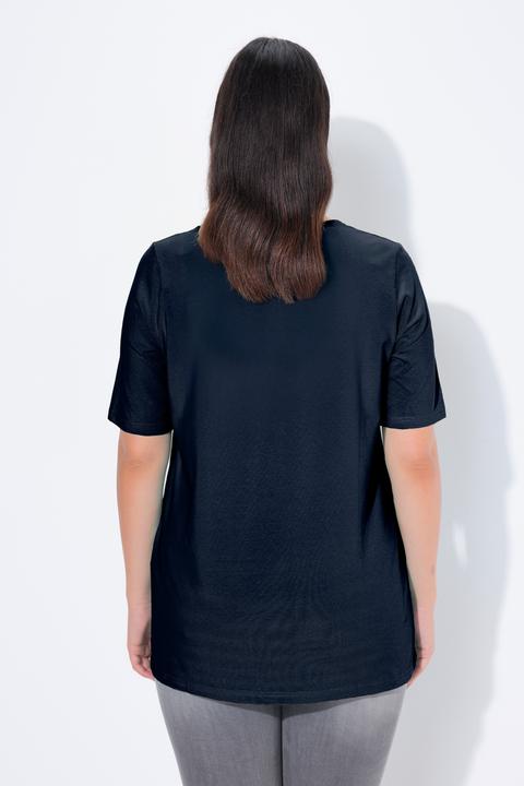 Produktbild Ulla Popken T-Shirt, A-Linie, Carré-Ausschnitt, Halbarm (62)