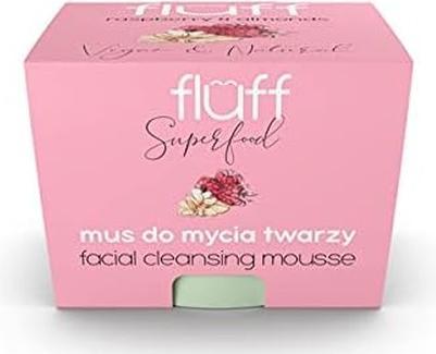 Produktbild Fluff Facial Cleansing Mousse face wash mousse Raspberry & Almonds 50ml (Mousse, 50 ml)