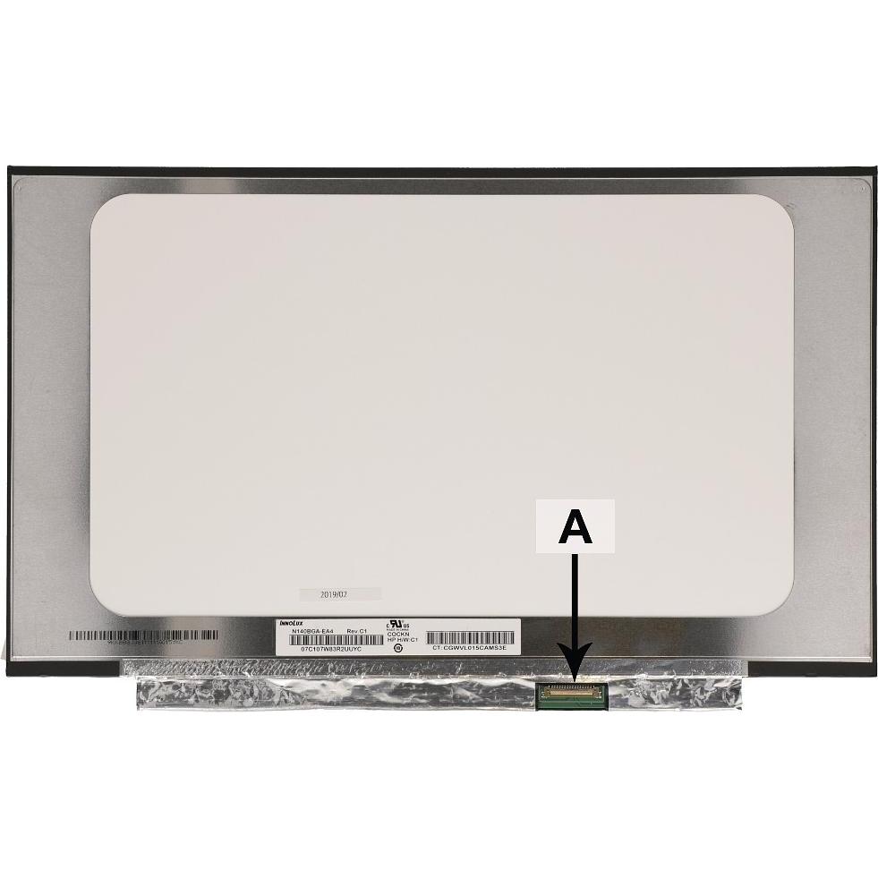 2-Power 14,0 1366x768 HD LED 30 Pin Mat, Pezzo di ricambio notebook