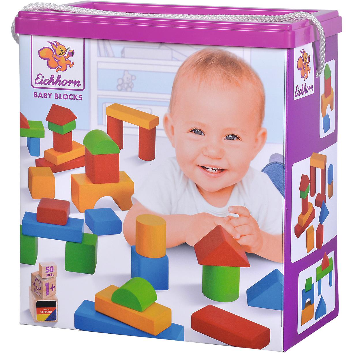 Eichhorn Bunte Holzbausteine Baby