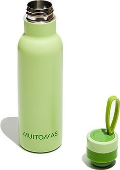 Actual product image Muitomas Thermal Water Bottle, 500 ml, Lightweight and Portable Steel Thermal Bottle, Elegant Desig (0.50 l)