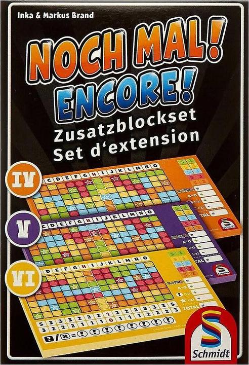 Actual product image Schmidt Spiele One more time. Additional Blockset (German, 1 - 6 Players)