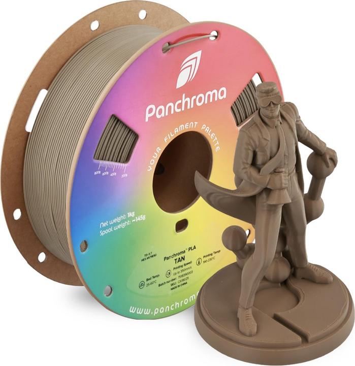 Produktbild Polymaker PLA 1,75mm TAN 1kg (PLA, 1.75 mm, 1000 g)