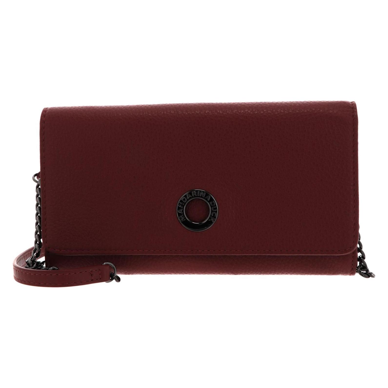 Mandarina Duck, Damen, Portemonnaie, Mellow Leather Wallet Bag, Rot