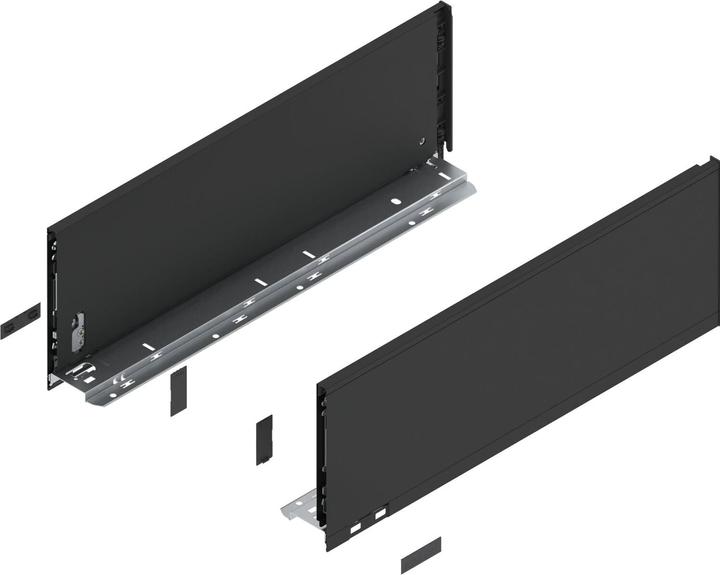 Produktbild Blum LEGRABOX pure Zarge Höhe C, NL 500, Carbonschwarz-matt