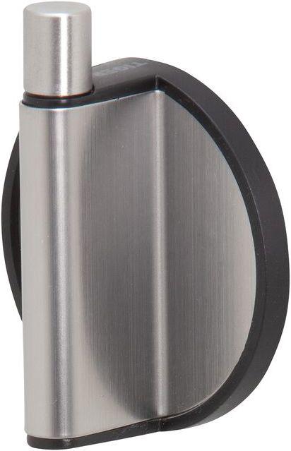 acciaio inox spazzolato / nero