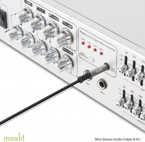 Immagine prodotto Moshi Mini cavo audio stereo nero (1.80 m, Cavo AUX)