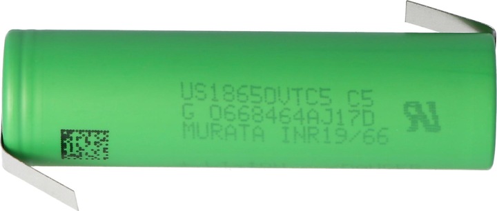 Actual product image Sony Battery Konion US18650VTC5 + solder tag Z (1 pcs., 18650, 2600 mAh)
