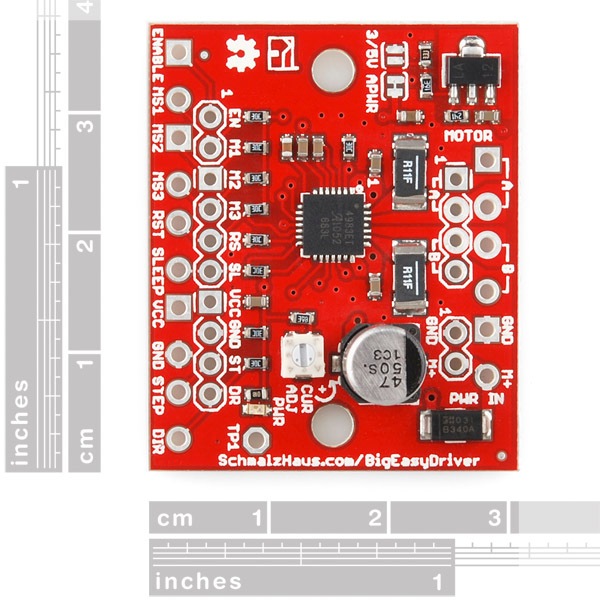 Actual product image SparkFun Bipolar microstep driver Big Easy Driver A4988 30V
