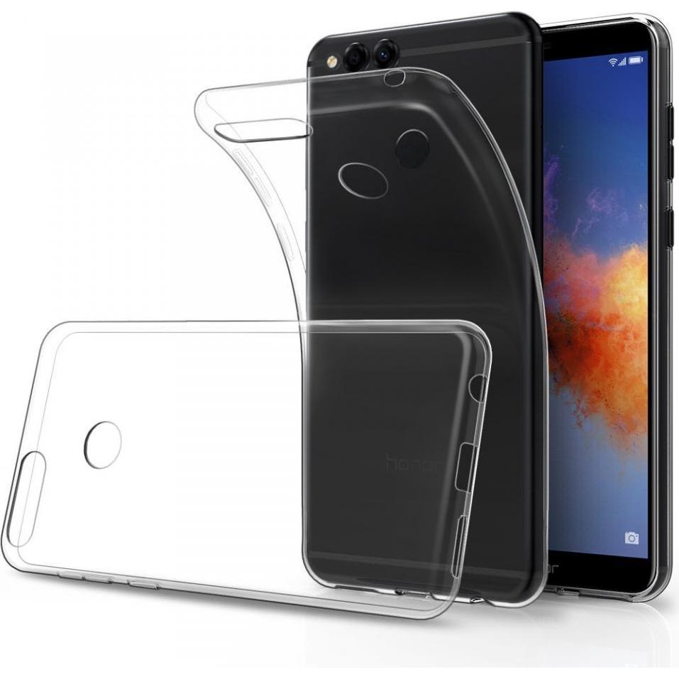 Screenguard Honor 7X Flexible TPU Clear Case (Honor 7X), Smartphone Hülle, Transparent