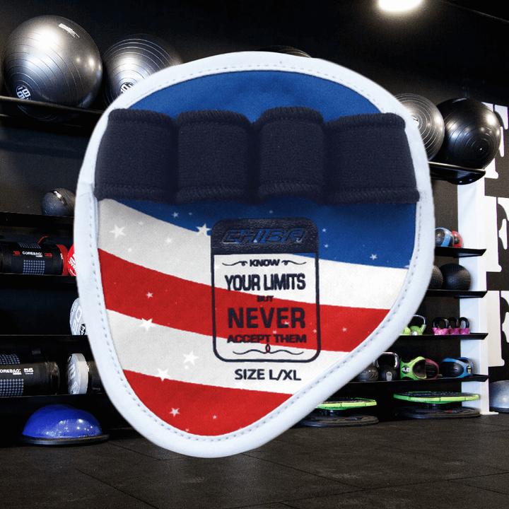 Actual product image Chiba 40186 Motivation Grippad (Royal/Red/White) (S, M)