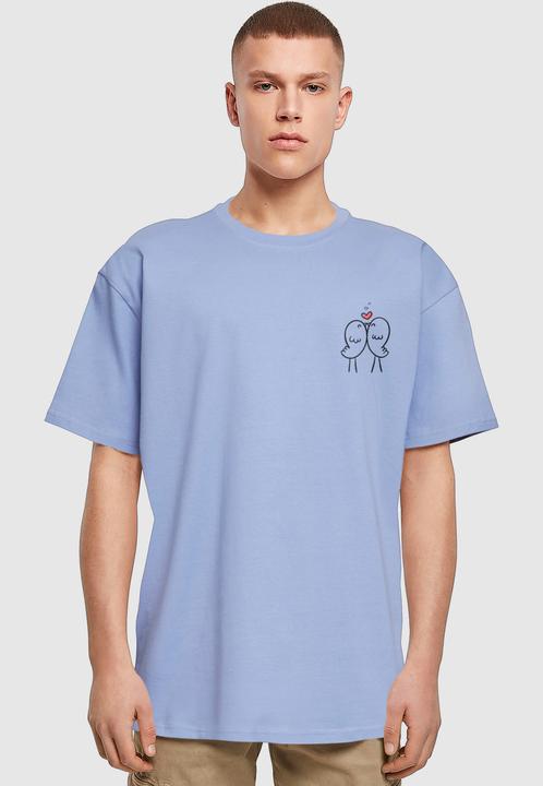 Produktbild Merchcode Hugs & Love - Birds Love Heavy Oversize Tee - 175019 (M)