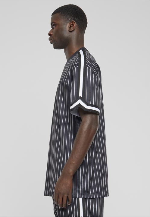 Produktbild Urban Classics Oversized Striped Mesh Tee - 138093 (S)