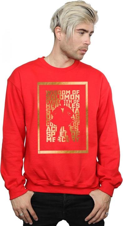 Immagine prodotto Shazam Gold Text Felpa Uomo (4XL)