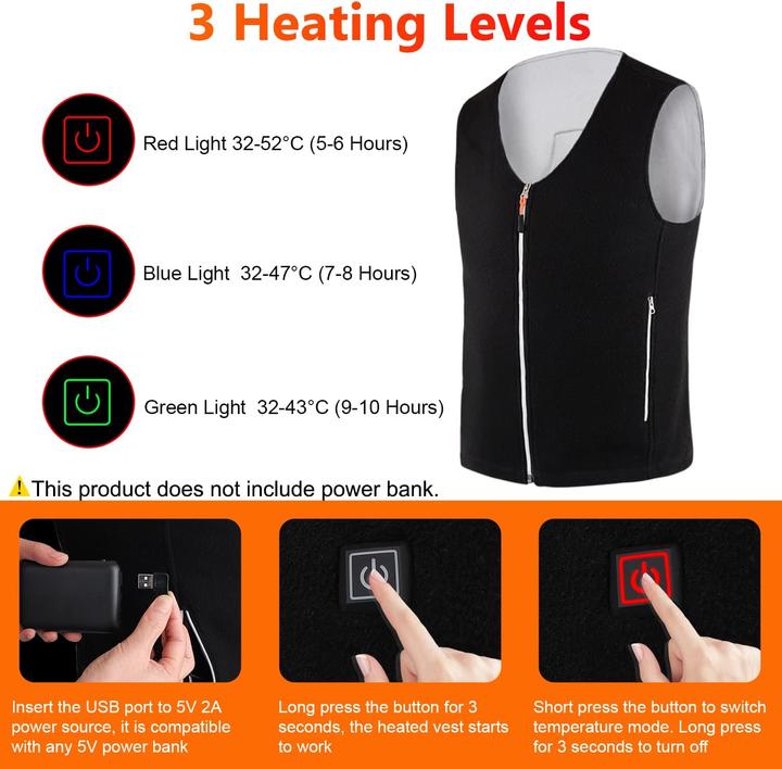 Image du produit Hatmig Gilet chauffant XXL