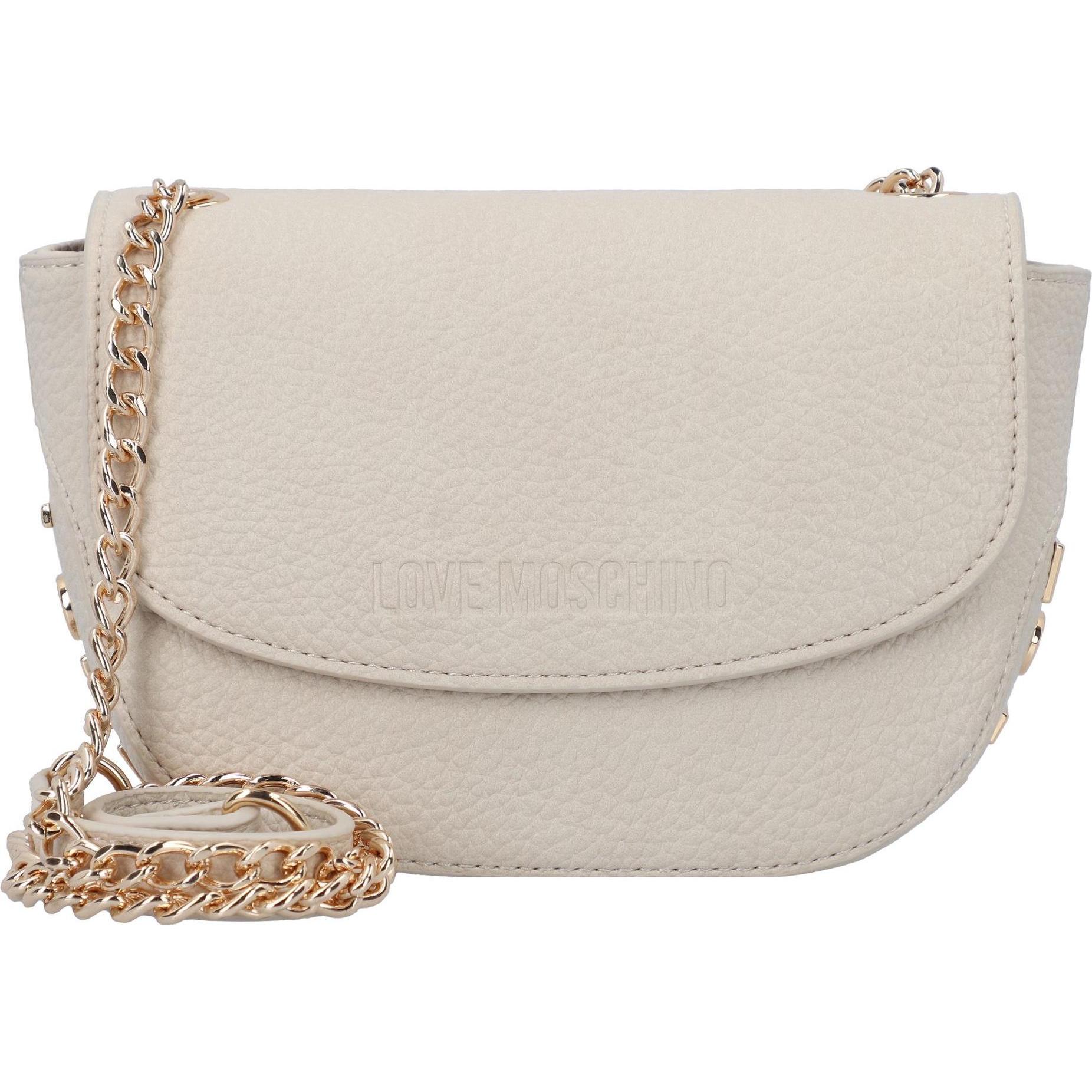 Love Moschino, Handtasche, Giant Umhängetasche 20 cm, Weiss