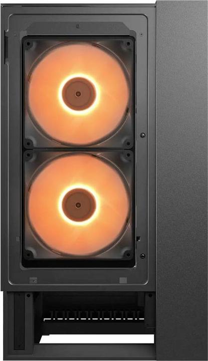 Actual product image Cougar Gehäuse Midi-Tower OmnyX, ARGB, Schwarz (mATX, Mini-ITX, ATX)