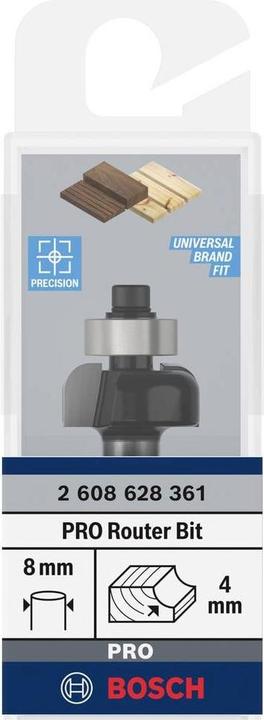 Actual product image Bosch Professional Zubehör Chamfer cutter, 8 mm, R1 4 mm, D 20.7 mm, L 9 mm, G 53 mm