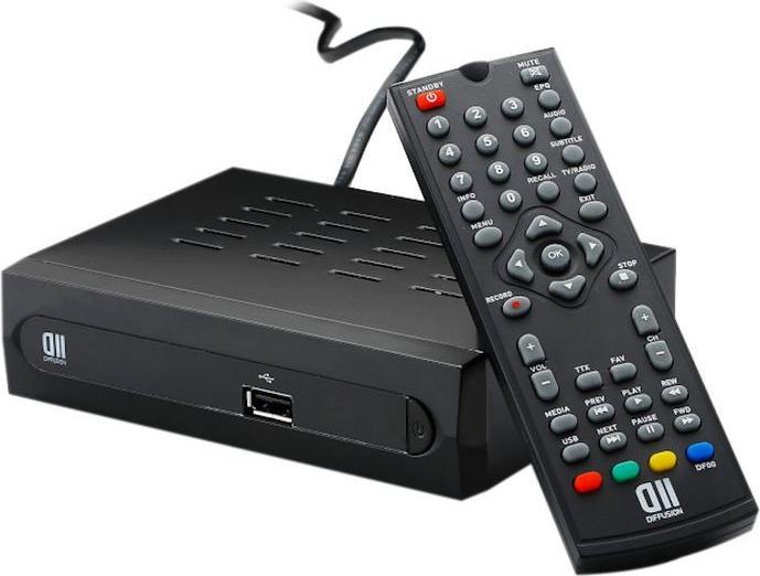 Immagine prodotto D2 Diffusion Codice TNT HD DVBT2 Full HD 1920*1080 Compatibile H265