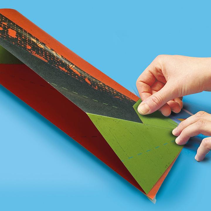 Actual product image Ses Paper aeroplane with launch pad