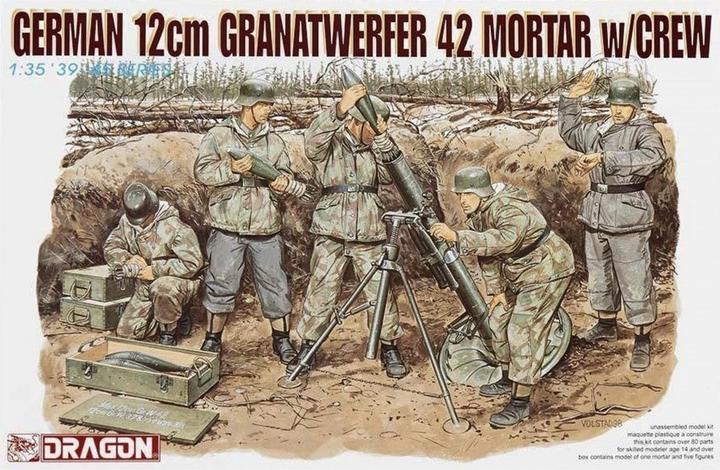 Produktbild 1:35 German 12cm Granatwerfer 42 Mortar