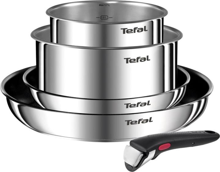 Produktbild Tefal Ingenio Emotion (28 cm, Pfannenset + Topfset, Edelstahl)