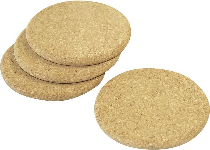 Axentia Korkuntersetzer (4 x, Glasuntersetzer)
